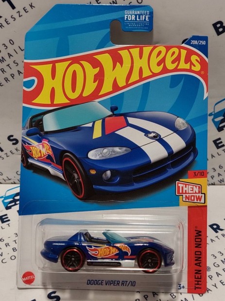 Hot Wheels Dodge Viper RT/10 - Then and now 3/10 - 208/250 - hossz k