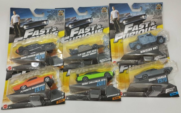 Hot Wheels Fast & Furious 12 db egyben 1/55