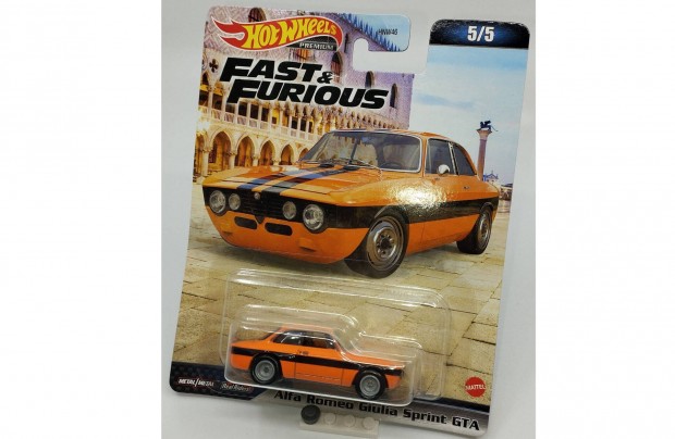 Hot Wheels Fast & Furious Alfa Romeo Giulia Sprint GTA 5/5