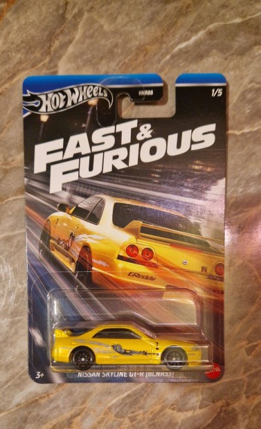 Hot Wheels Fast and Furious Nissan Skyline GT-R R33 Kisaut