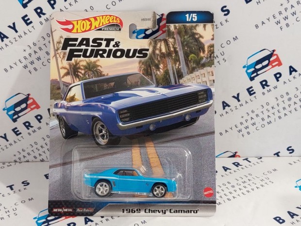 Hot Wheels Fast and Furious - Hallos iramban 1/5 - Chevrolet Camaro