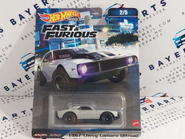 Hot Wheels Fast and Furious - Hallos iramban 2/5 - Chevrolet Camaro