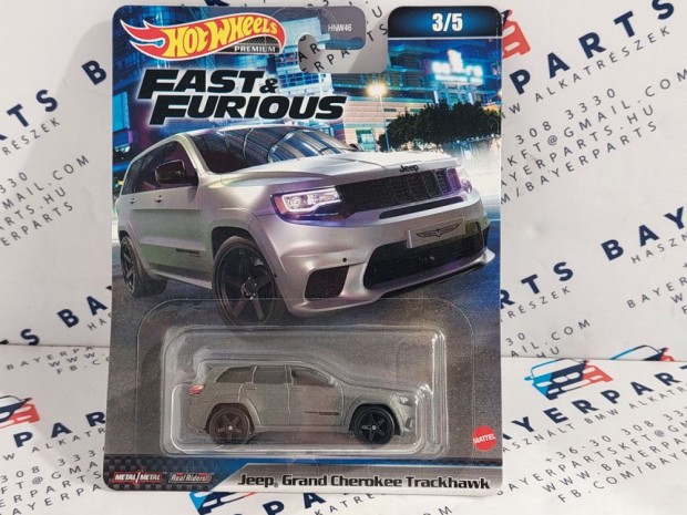 Hot Wheels Fast and Furious - Hallos iramban 3/5 - Jeep Grand Cherok