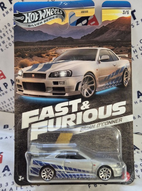 Hot Wheels Fast and Furious - Hallos iramban 3/5 - Nissan Skyline GT