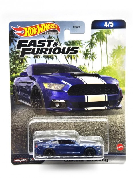 Hot Wheels Fast and Furious - Halálos iramban 4/5 - Custom Mustang -