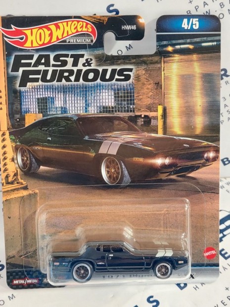 Hot Wheels Fast and Furious - Hallos iramban 4/5 - Plymouth GTX (197