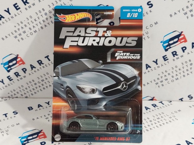 Hot Wheels Fast and Furious - Hallos iramban - Mercedes AMG GT -  Ho
