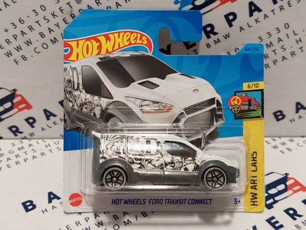 Hot Wheels Ford Transit Connect - HW Art Cars 6/10 - 64/250 -  Hot Wh