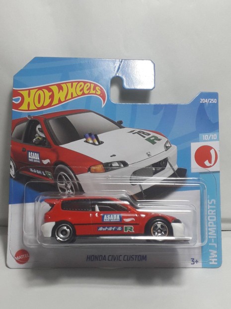 Hot Wheels Honda Civic Custom (red) 2022