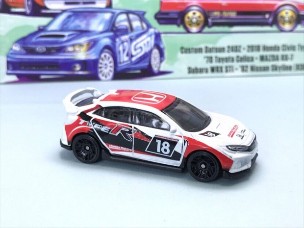 Hot Wheels Japan Themed 2018 Honda Civic Type R