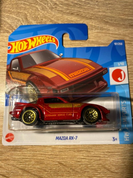 Hot Wheels Mazda RX-7 (piros-arany) (Hcx24)