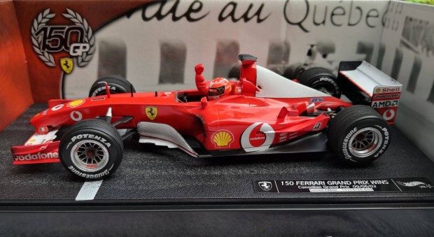 Hot Wheels Michael Schumacher F2002! A Ferrari 150. gyzelme!