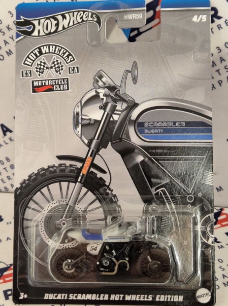 Hot Wheels Motorcycle Club - Ducati Scrambler Hot Wheels Edition -  H