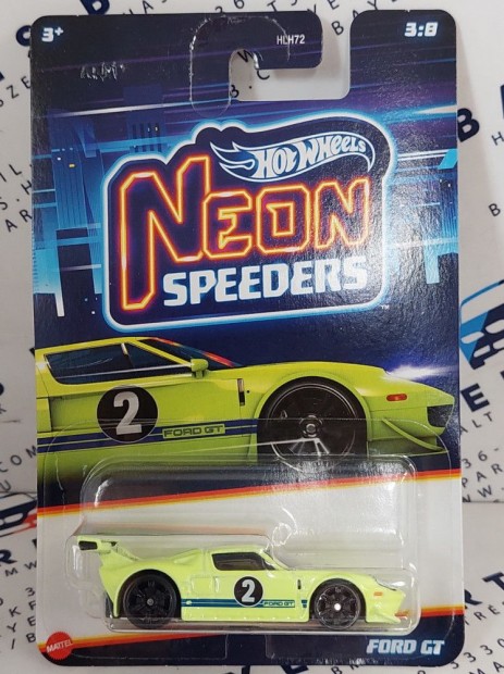 Hot Wheels Night Racing Neon Speeders - Ford GT -  Hot Wheels - 1:64