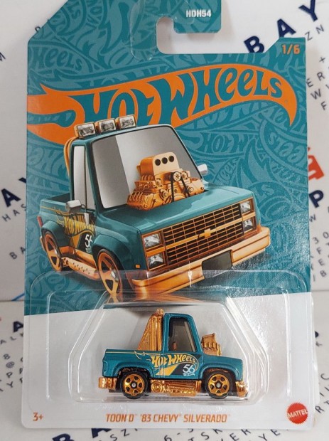 Hot Wheels Pearl & Chrome (2023) - Tooned Chevrolet Silverado (1983)