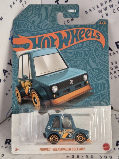 Hot Wheels Pearl & Chrome (2024) - Tooned Volkswagen Golf MK1 -  Hot