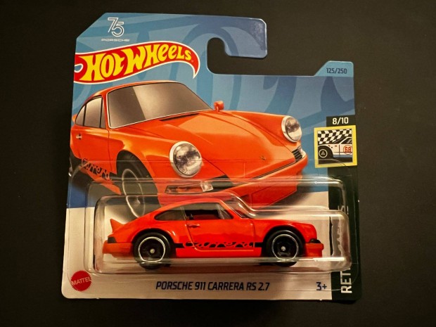 Hot Wheels Porsche 911 Carrera RS 2.7 - narancssrga