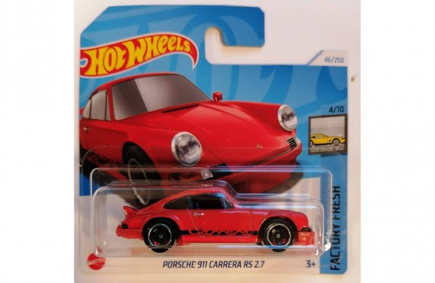 Hot Wheels Porsche 911 Carrera RS 2.7 red