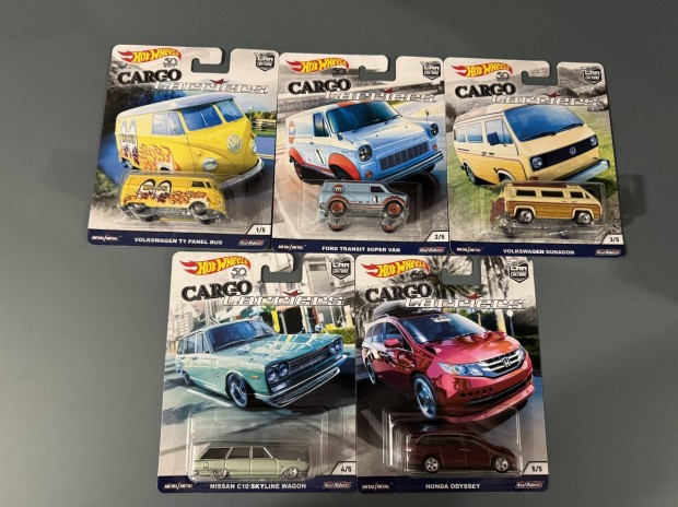 Hot Wheels Premium Car Culture Cargo Carriers szett (2018)