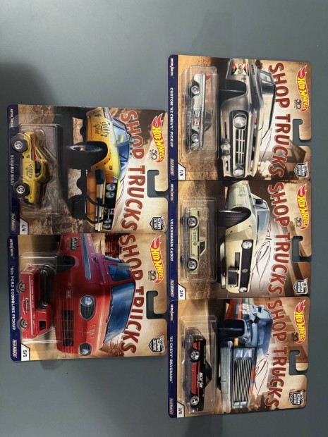 Hot Wheels Premium Car Culture Shop trucks szett (2018)