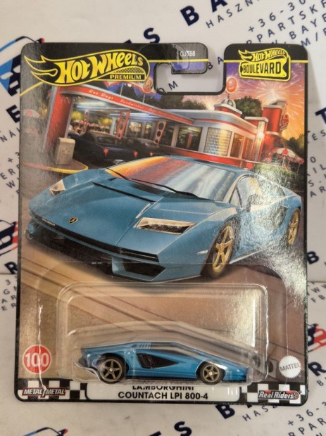 Hot Wheels Premium - Boulevard - Lamborghini Countach Lpi-800 -  Hot