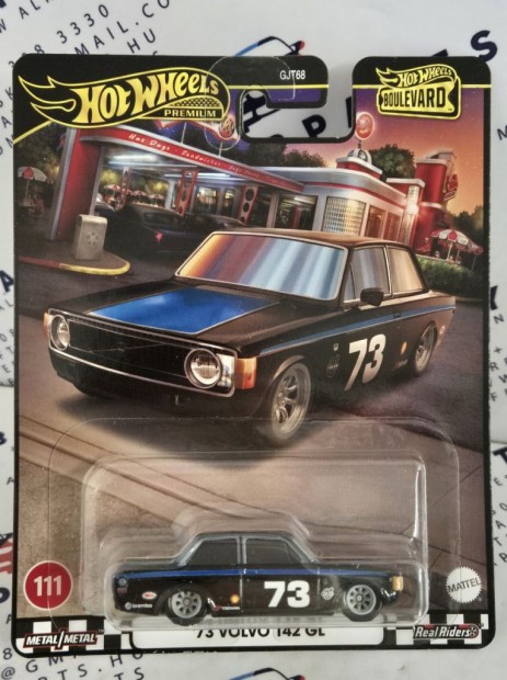 Hot Wheels Premium - Boulevard - '73 Volvo 142 GL -  Hot Wheels - 1:6