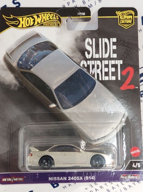 Hot Wheels Premium - Car Culture Slide Street 2 - Nissan 240SX (S14)