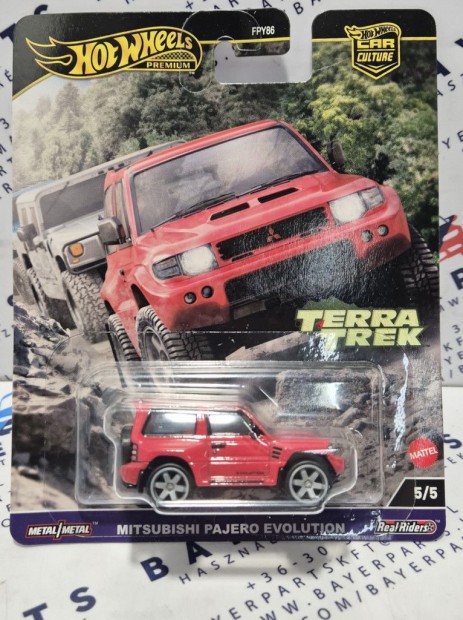 Hot Wheels Premium - Car Culture Terra Trek - Mitsubishi Pajero Evolu