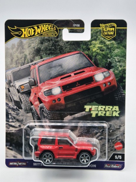 Hot Wheels Premium - Car Culture Terra Trek - Mitsubishi Pajero Evolu