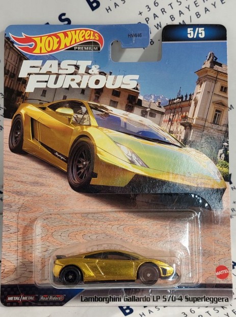 Hot Wheels Premium - Fast and Furious - Hallos iramban 5/5 - Lamborg