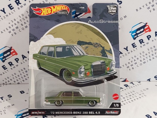 Hot Wheels Premium - Mercedes Benz 280 SEL 4.5 (1972) -  Hotwheels -