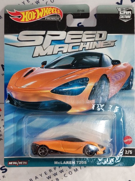 Hot Wheels Premium - Speed Machines - McLaren 720S -  Hot Wheels - 1: