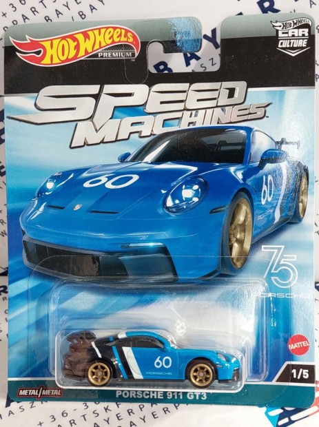 Hot Wheels Premium - Speed Machines - Porsche 992 GT3 RS -  Hot Wheel