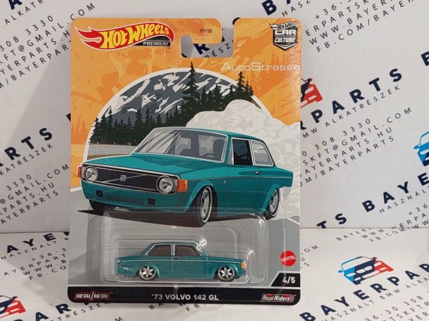 Hot Wheels Premium - Volvo 142 GL (1973) -  Hotwheels - 1:64