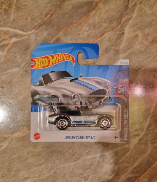 Hot Wheels Rolling Metal Shelby Cobra 427 S/C Kisaut