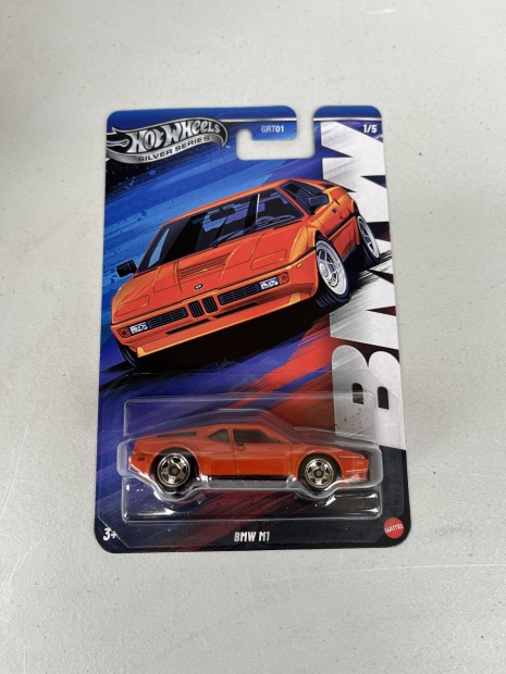 Hot Wheels Silver Series BMW M1 1/5 Új