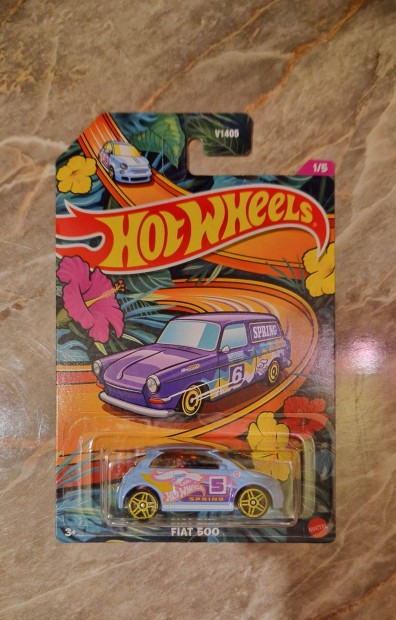 Hot Wheels Spring Fiat 500 Kisaut