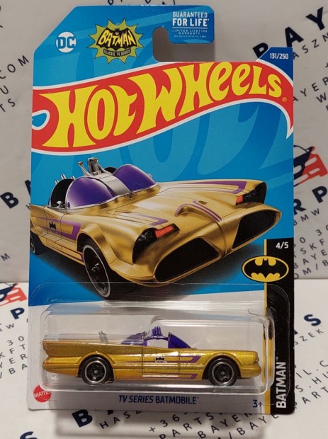 Hot Wheels TV Series Batmobile - Batman 4/5 - 131/250 - hossz krty