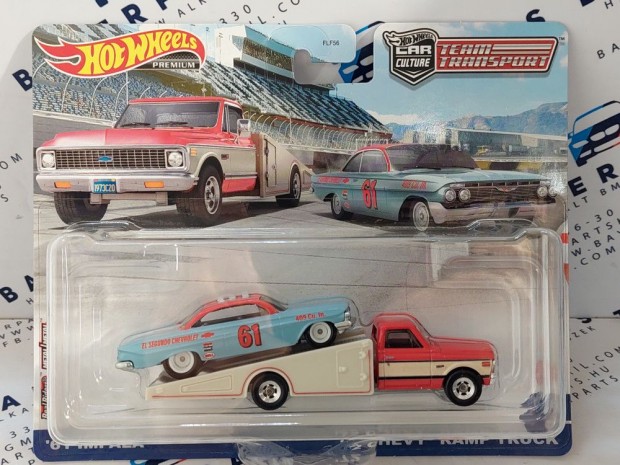 Hot Wheels Team Transport - Chevrolet Impala - Chevrolet Ramp Truck -