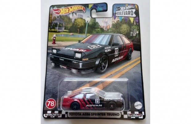 Hot Wheels Toyota AE86 Sprinter Trueno Advan