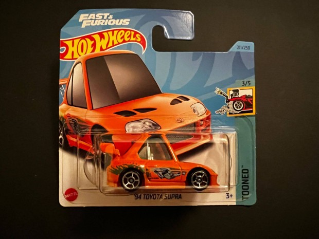 Hot Wheels Toyota Supra - narancssrga