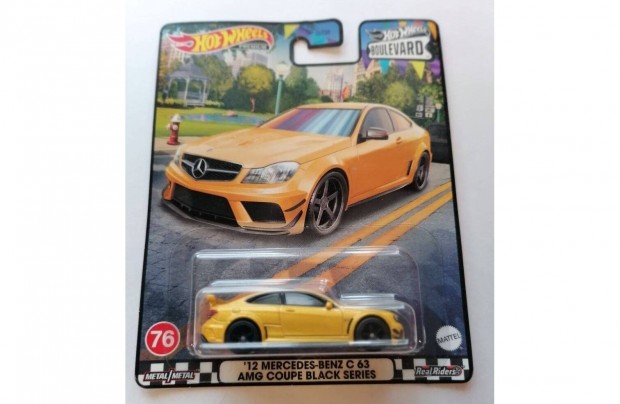 Hot Wheels '12 Mercedes Benz C63 AMG Coupe Black series