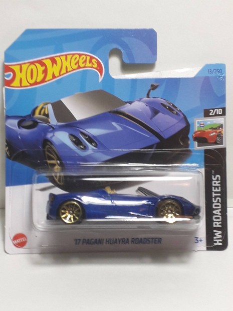 Hot Wheels '17 Pagani Huayra Roadster (blue) 2023