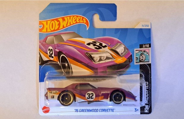 Hot Wheels. 2024. '76 Greenwood Corvette. Csere is