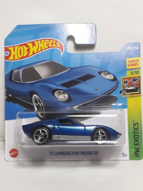 Hot Wheels '71 Lamborghini Miura SV (blue) 2022