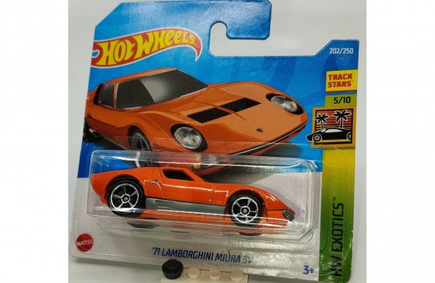 Hot Wheels '71 Lamborghini Miura SV narancssrga