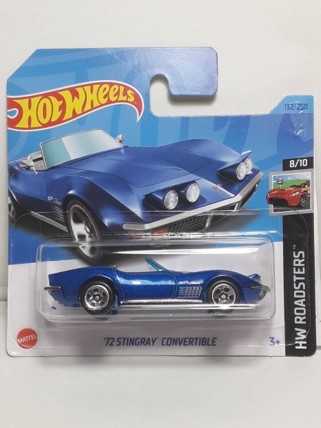 Hot Wheels '72 Stingray Convertible (blue) 2023