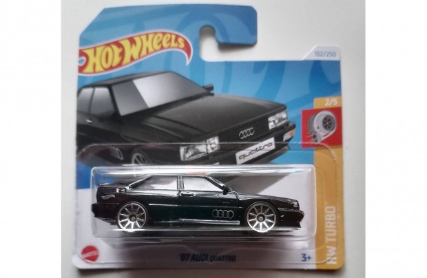 Hot Wheels '87 Audi Quattro black