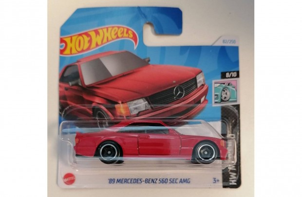 Hot Wheels '89 Mercedes Benz 560 SEC AMG Turbo Red