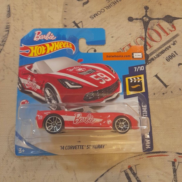 Hot Wheels: Barbie '14 Corvette stingray Bontatlan 2018